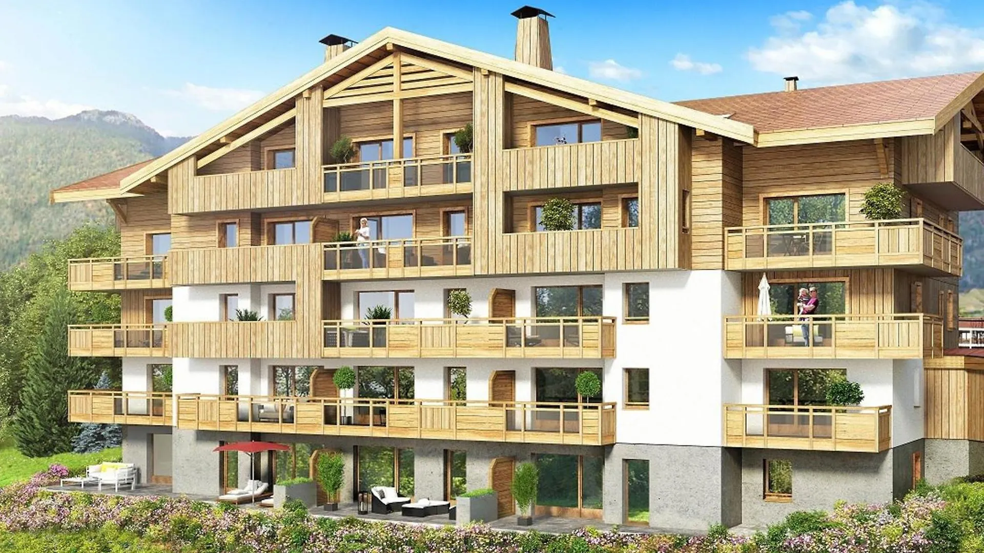 St-Jean-De-Sixt : Appartement 3 Chambres, Terrasse & Parking - Fr-1-459-190 Saint-Jean-de-Sixt